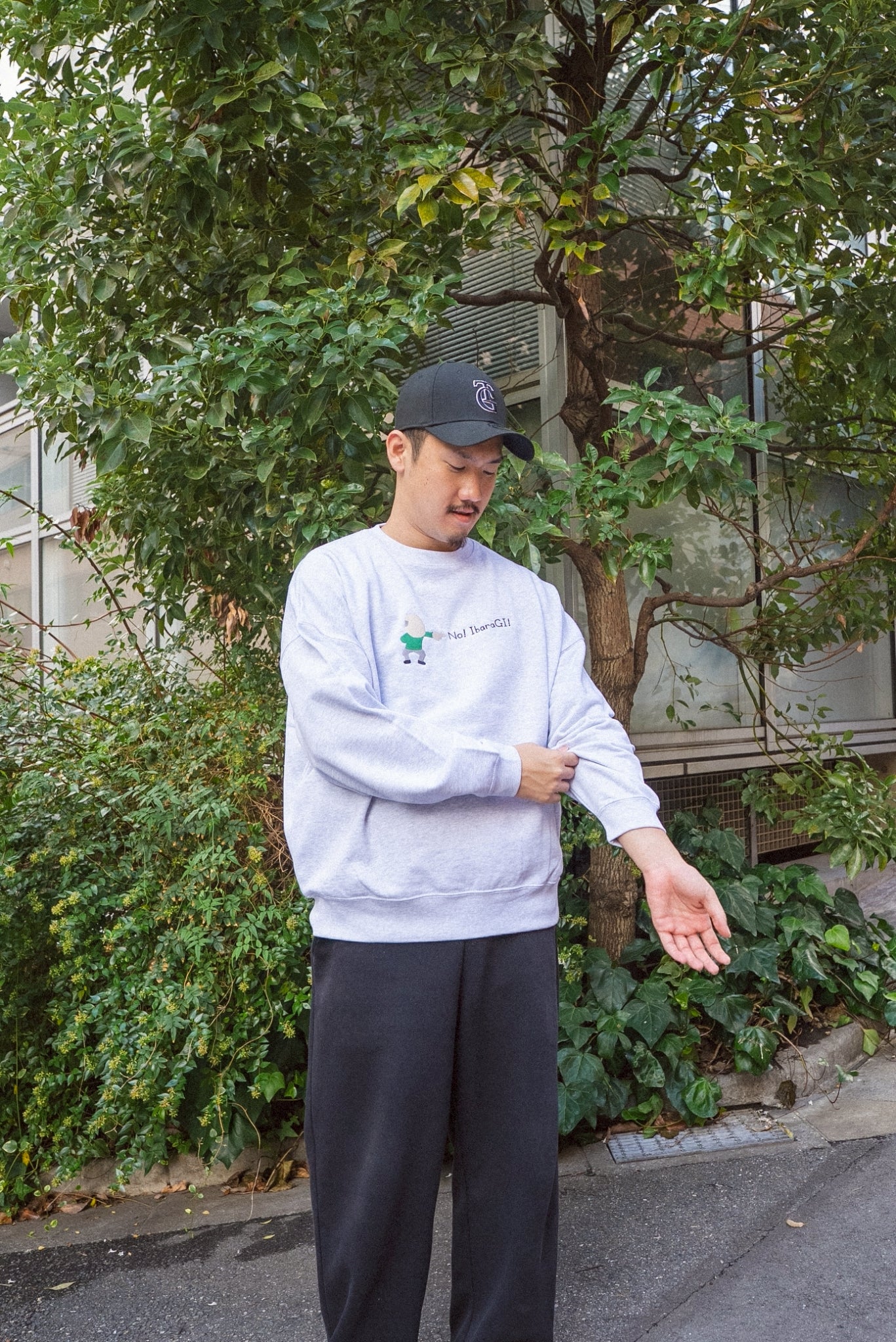 【受注】いばらぎなじいちゃんスウェット