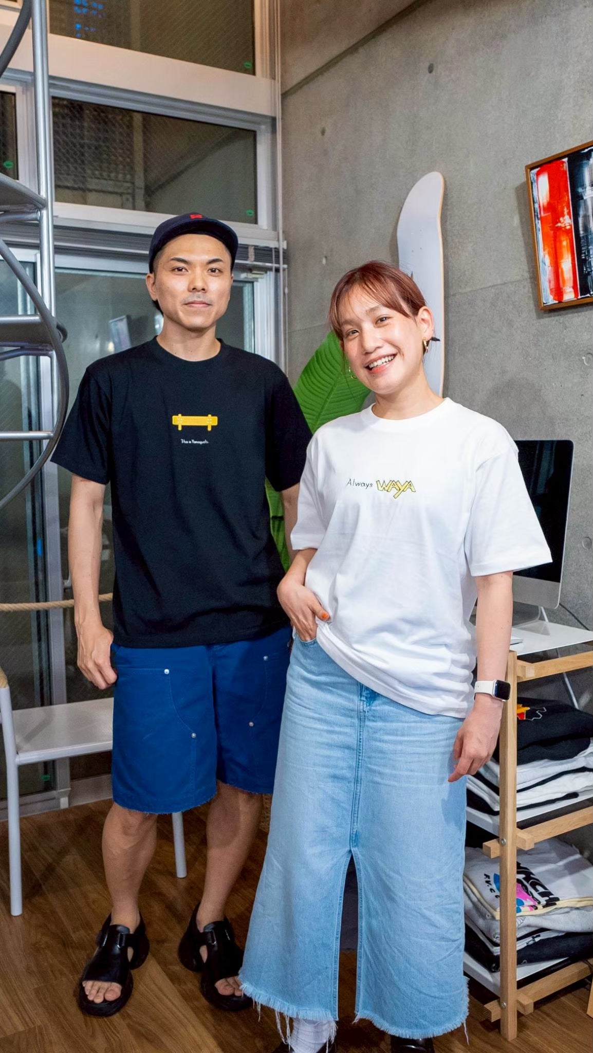 【受注】みかん色のガードレールTee