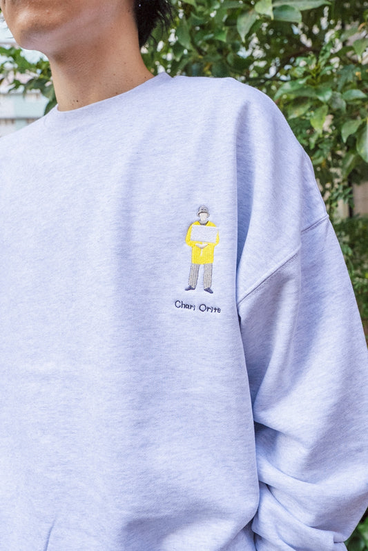 【受注】自転車降りてくださいおばさんスウェット