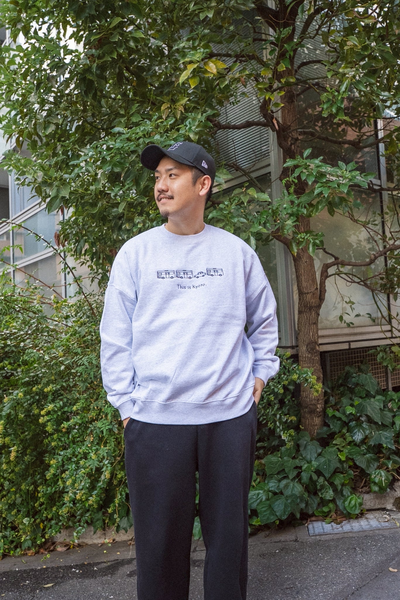 【受注】車よりバスが多い京都スウェット