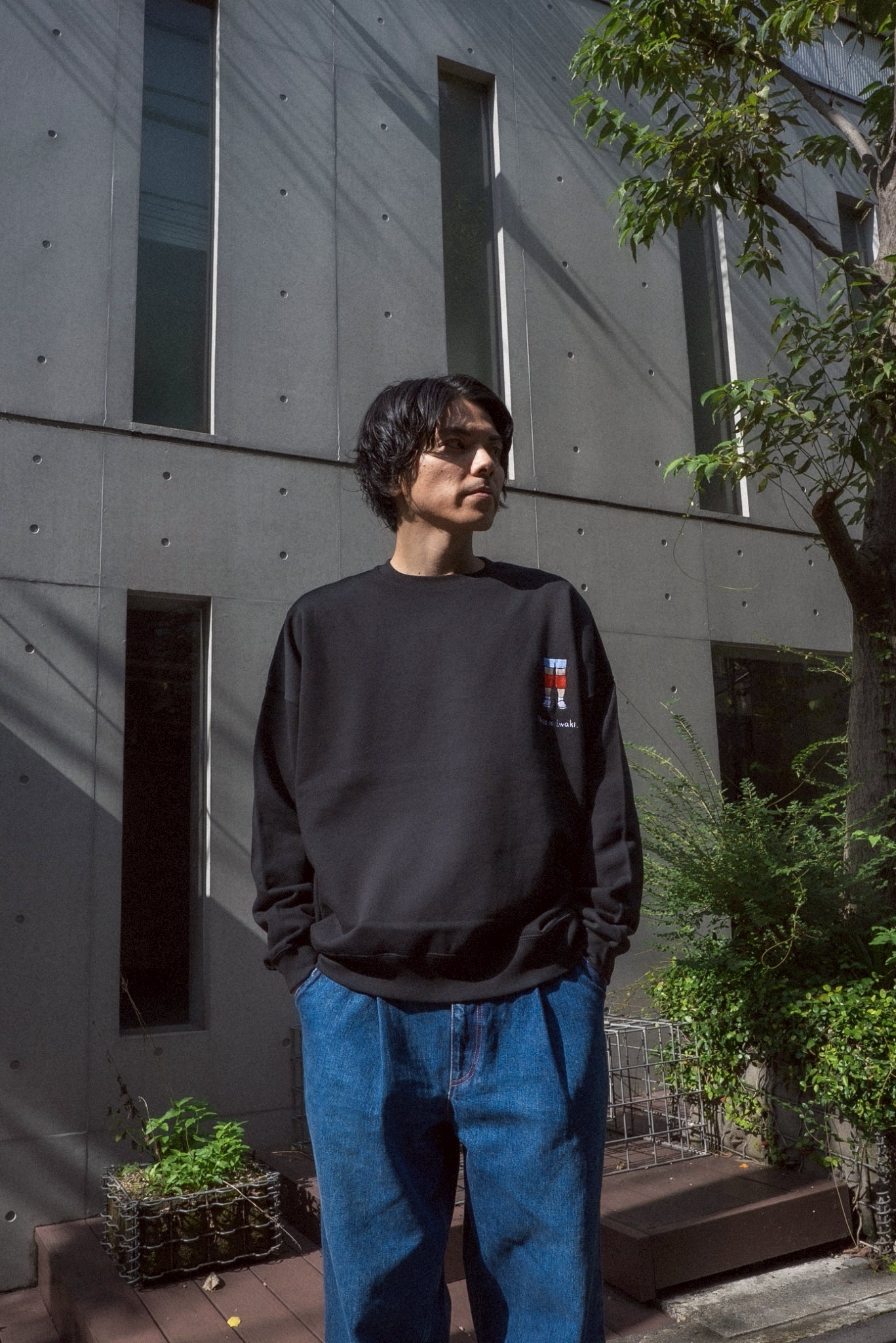 【受注】いわき、掃除中は膝あて文化スウェット