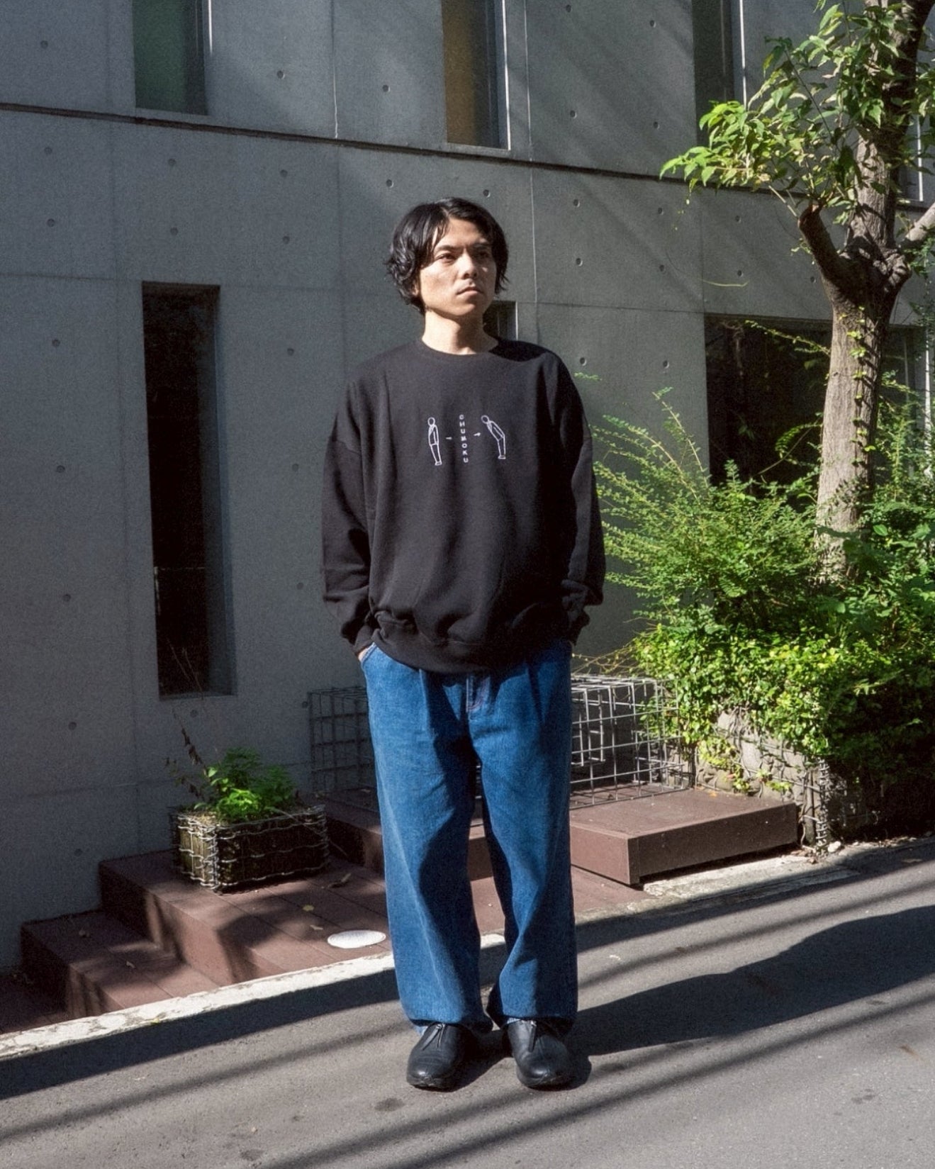 注目を挟む群馬県民スウェット