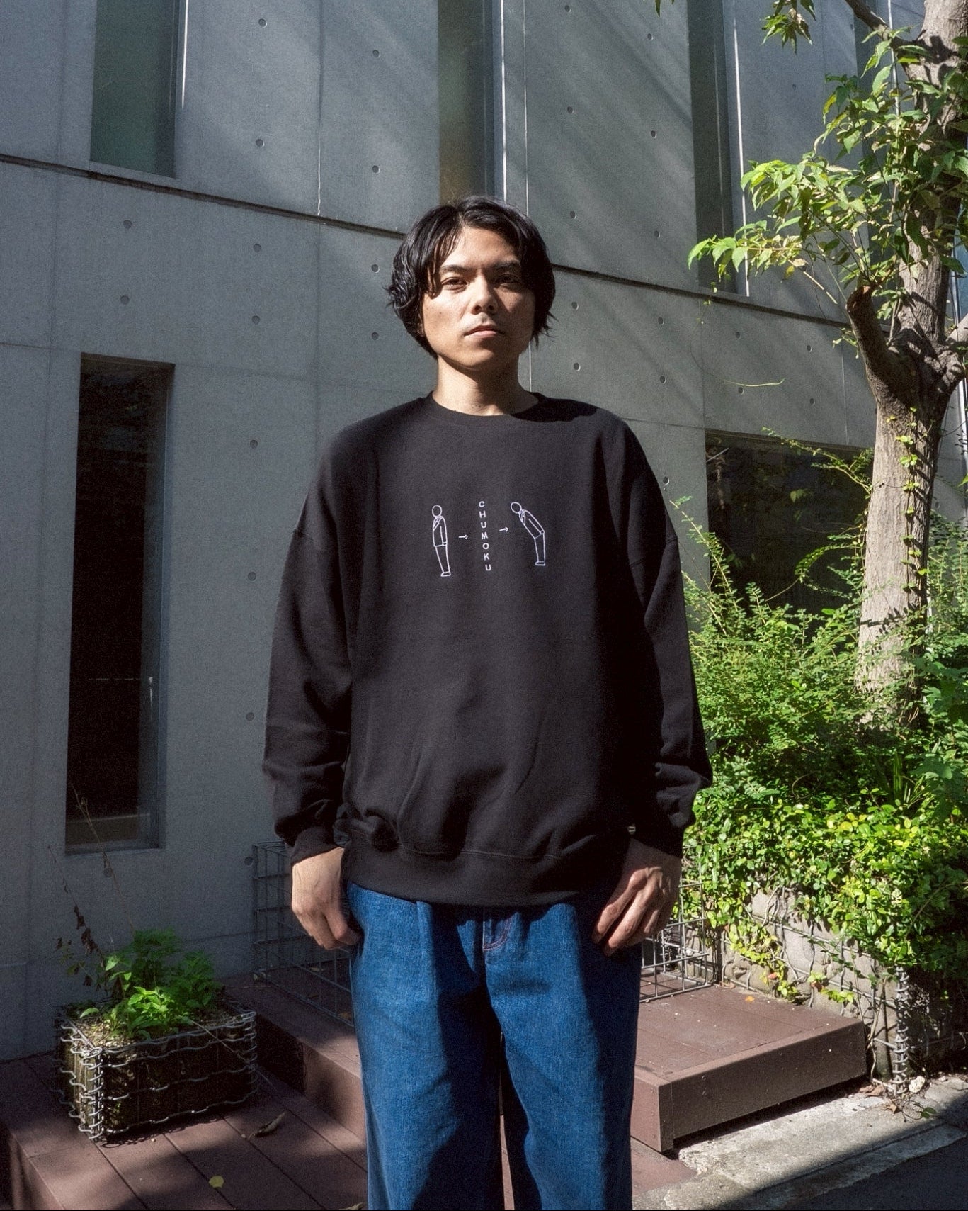 注目を挟む群馬県民スウェット