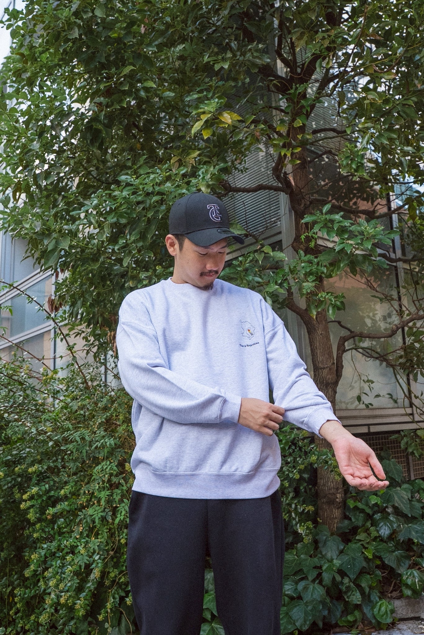 火山噴火後の降灰予報の図スウェット